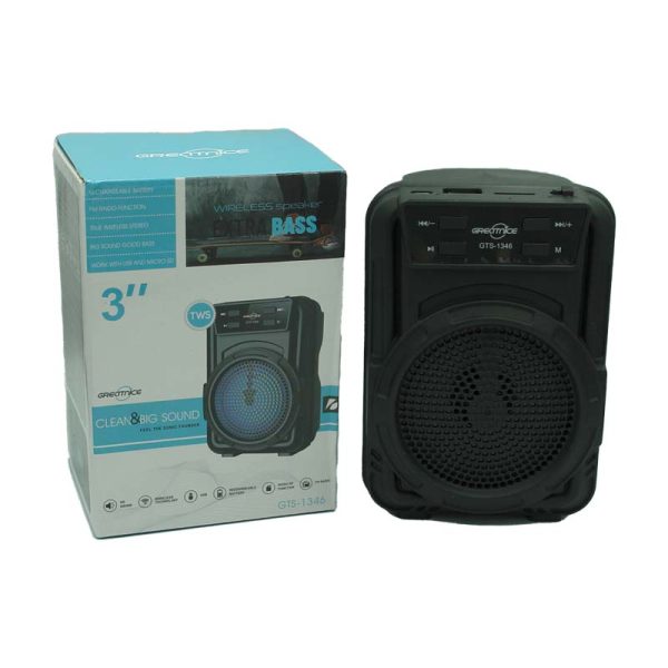 اسپیکر بلوتوث 3 اینچ مدل GTS-1346