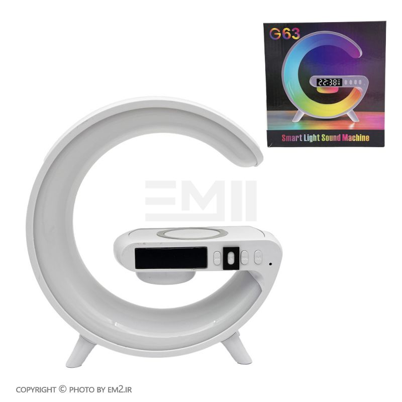 اسپیکر بلوتوث مدل G63 – ساعت اسپیکر و شارژر وایرلس