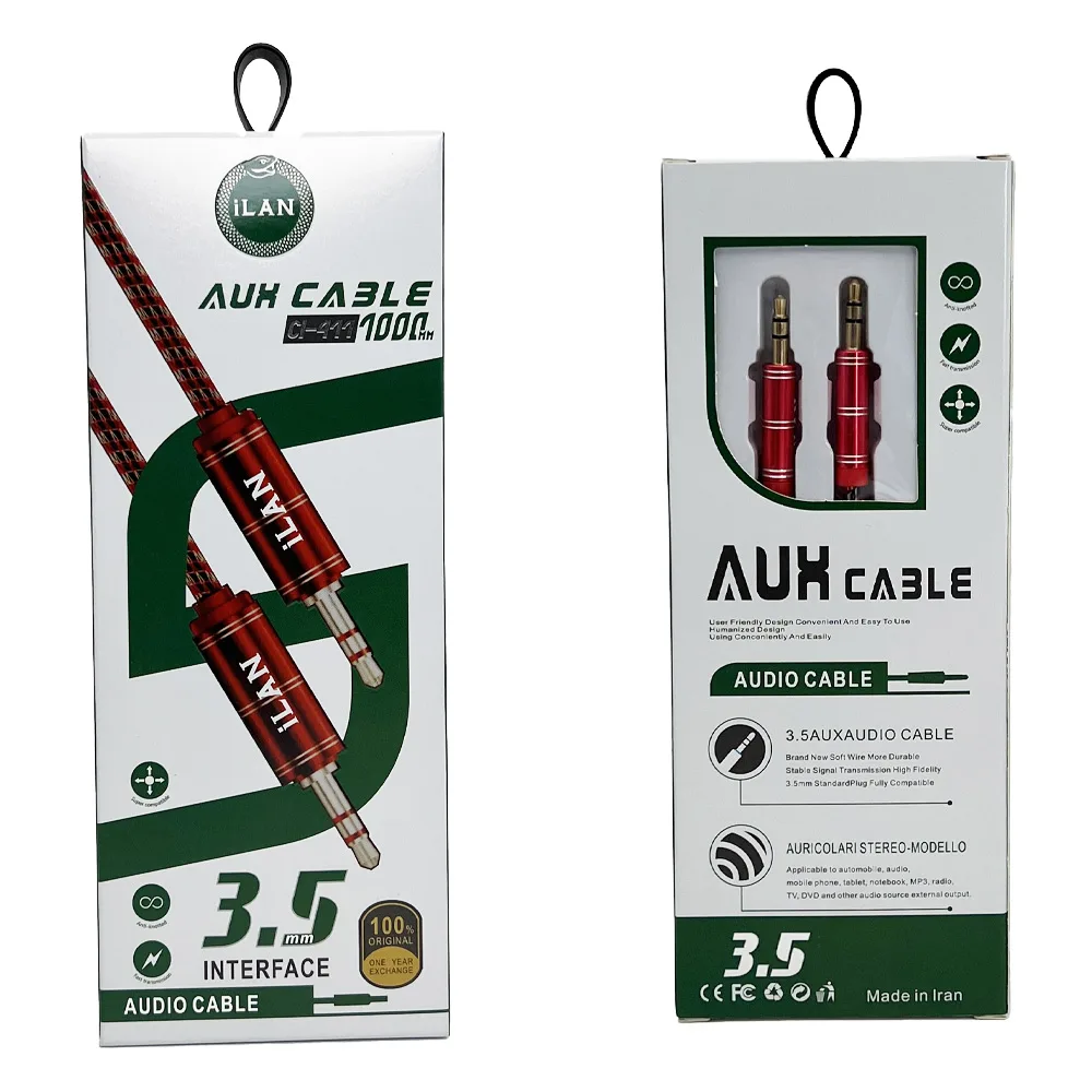کابل AUX ایلان مدل CI-411 طول 1 متر